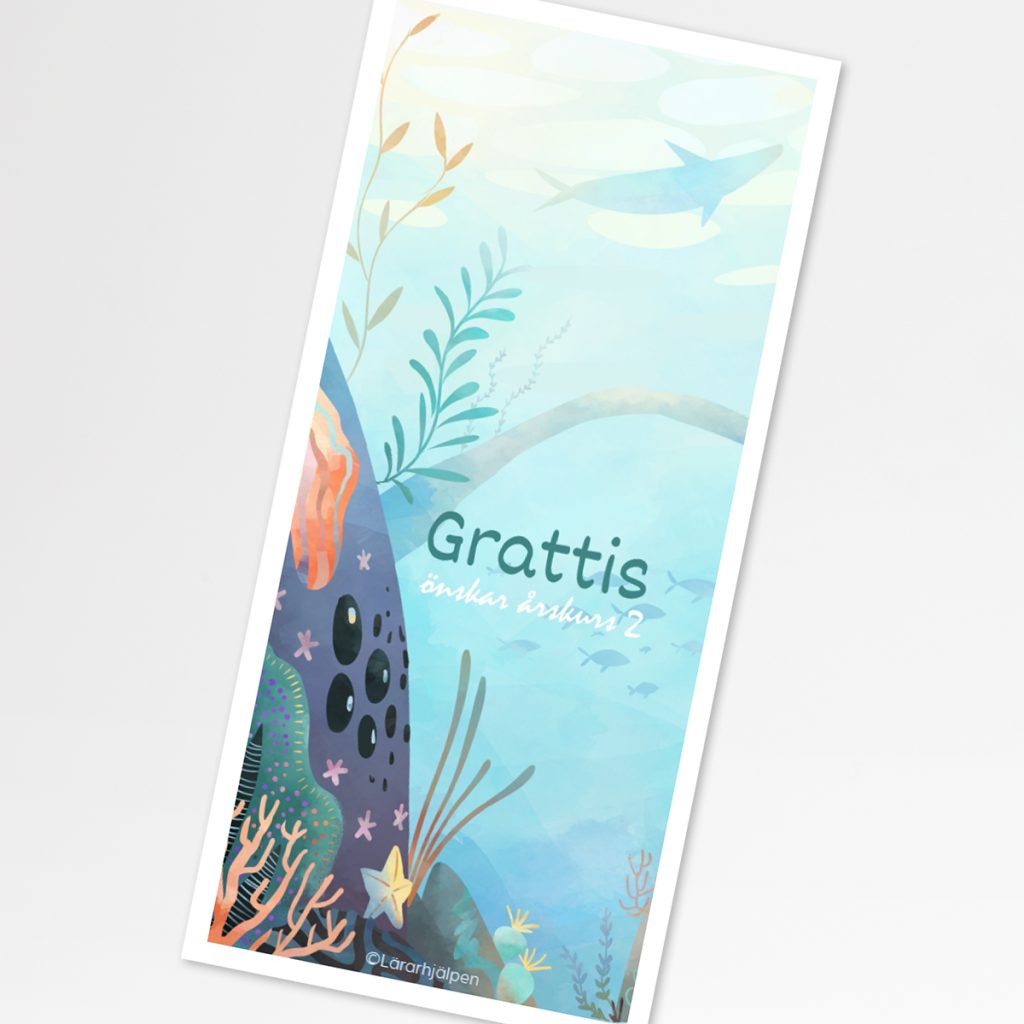 Födelsedagskort år 2