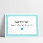 God morgon – blå - bild 1