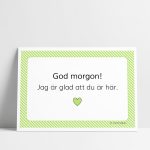 God morgon – grön - bild 1