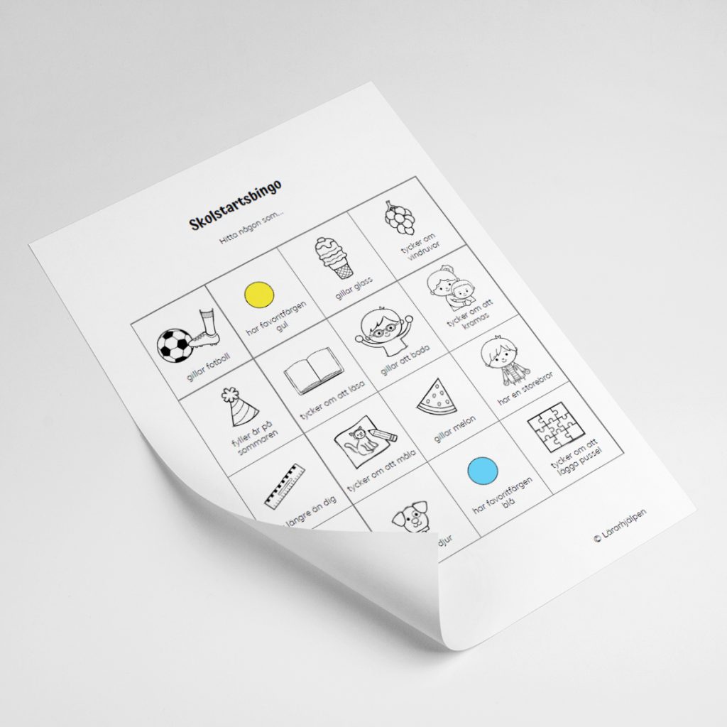 Hitta någon som…(lära känna)