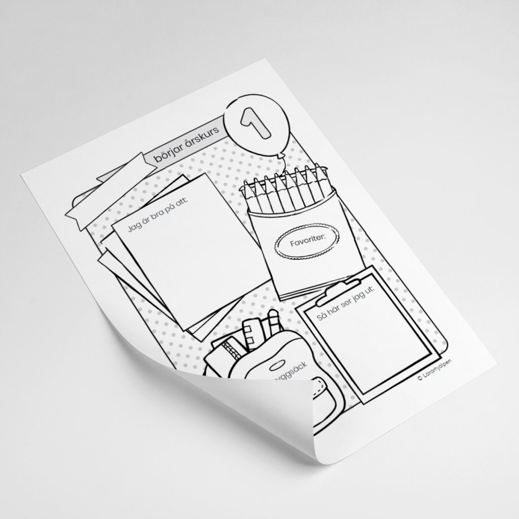 Jag börjar årskurs 1