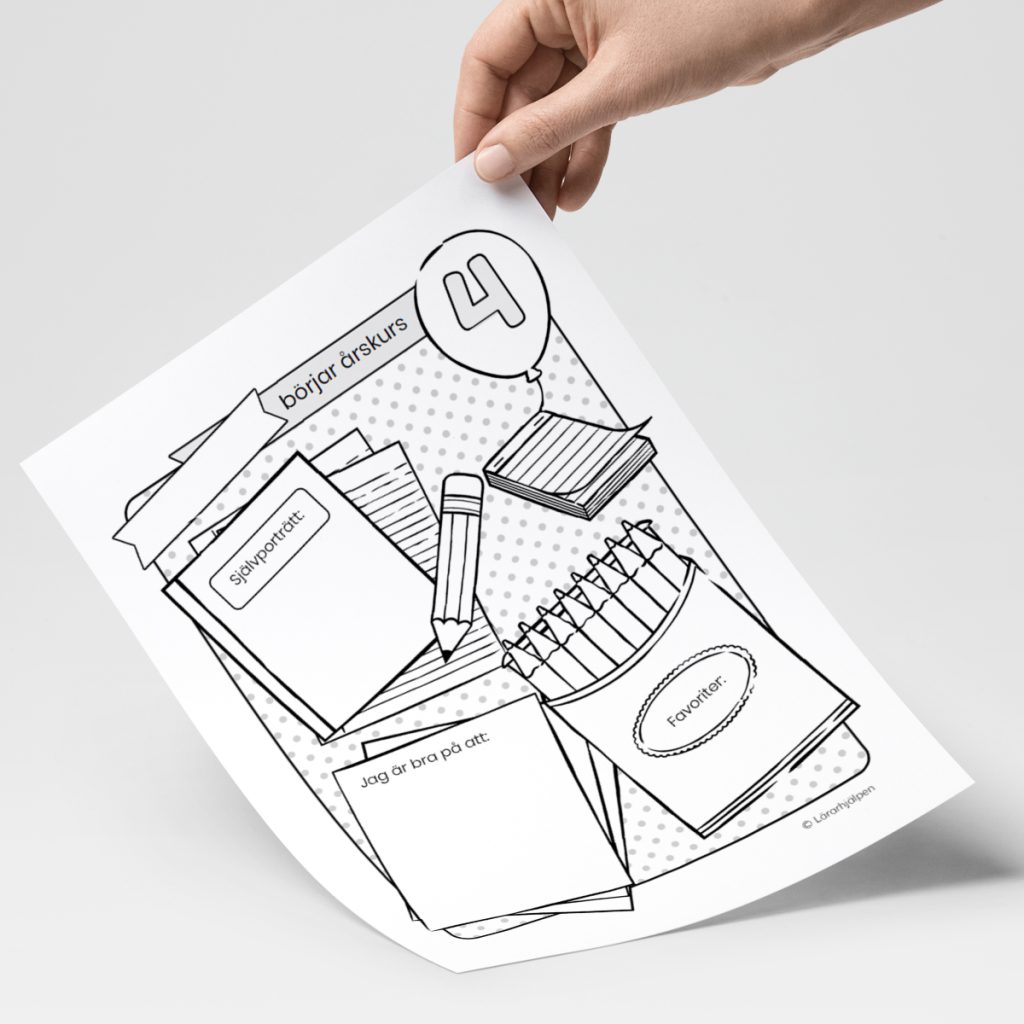 Jag börjar årskurs 4