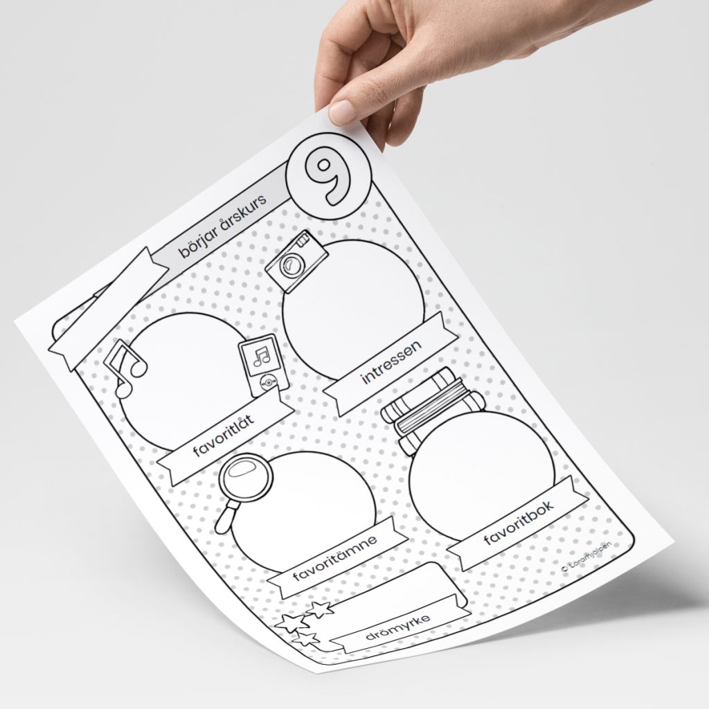 Jag börjar årskurs 9