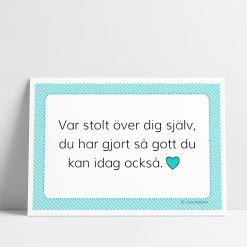 Var stolt - blå
