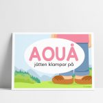 Posters – hårda och mjuka vokaler - bild 2