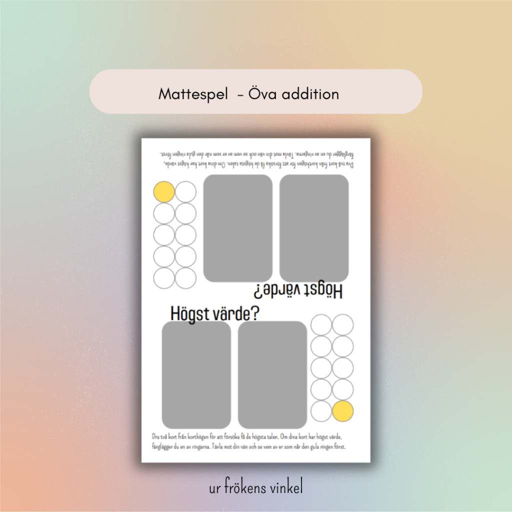 Högsta värdet – Positionssystem
