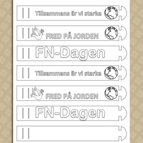 Armband till FN-dagen