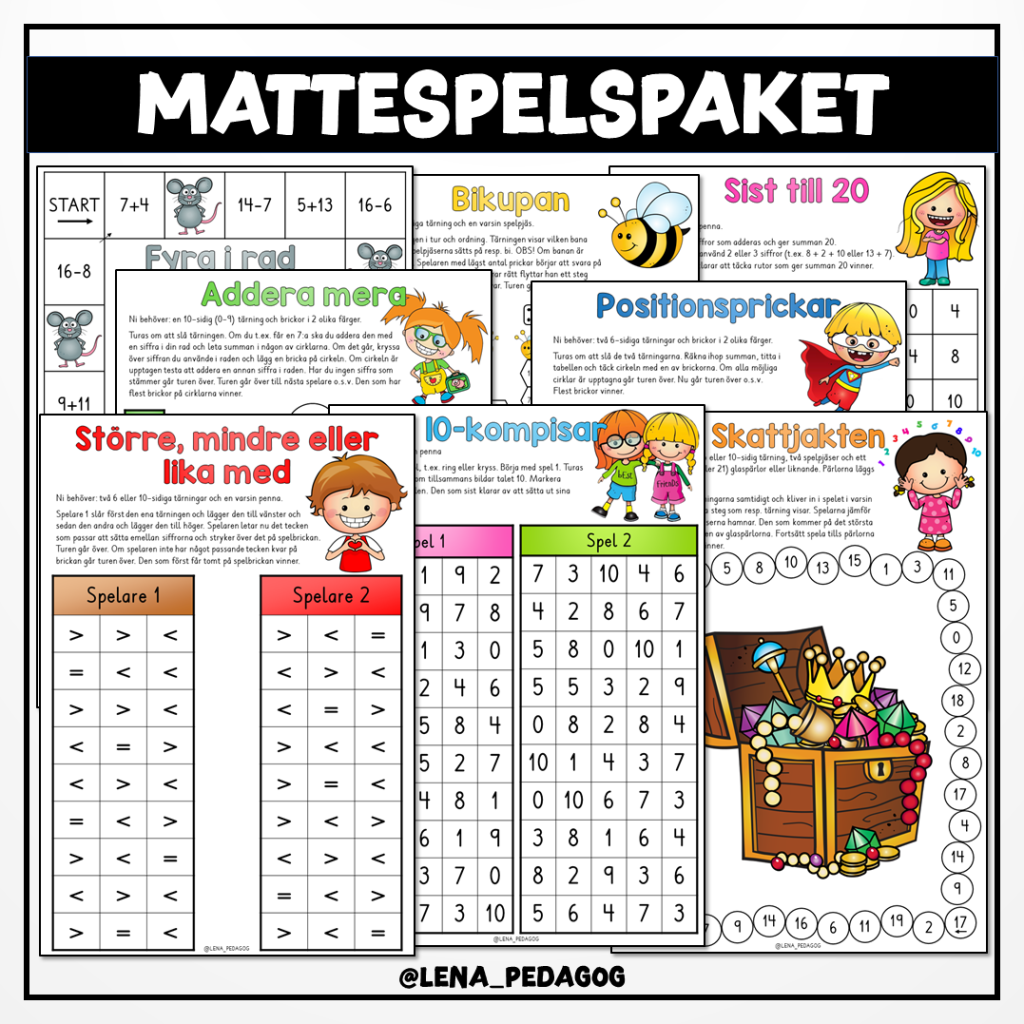 Mattespelspaket 1