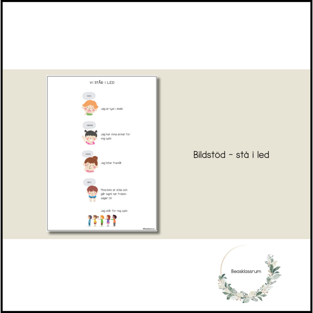 Stå i led – bildstöd