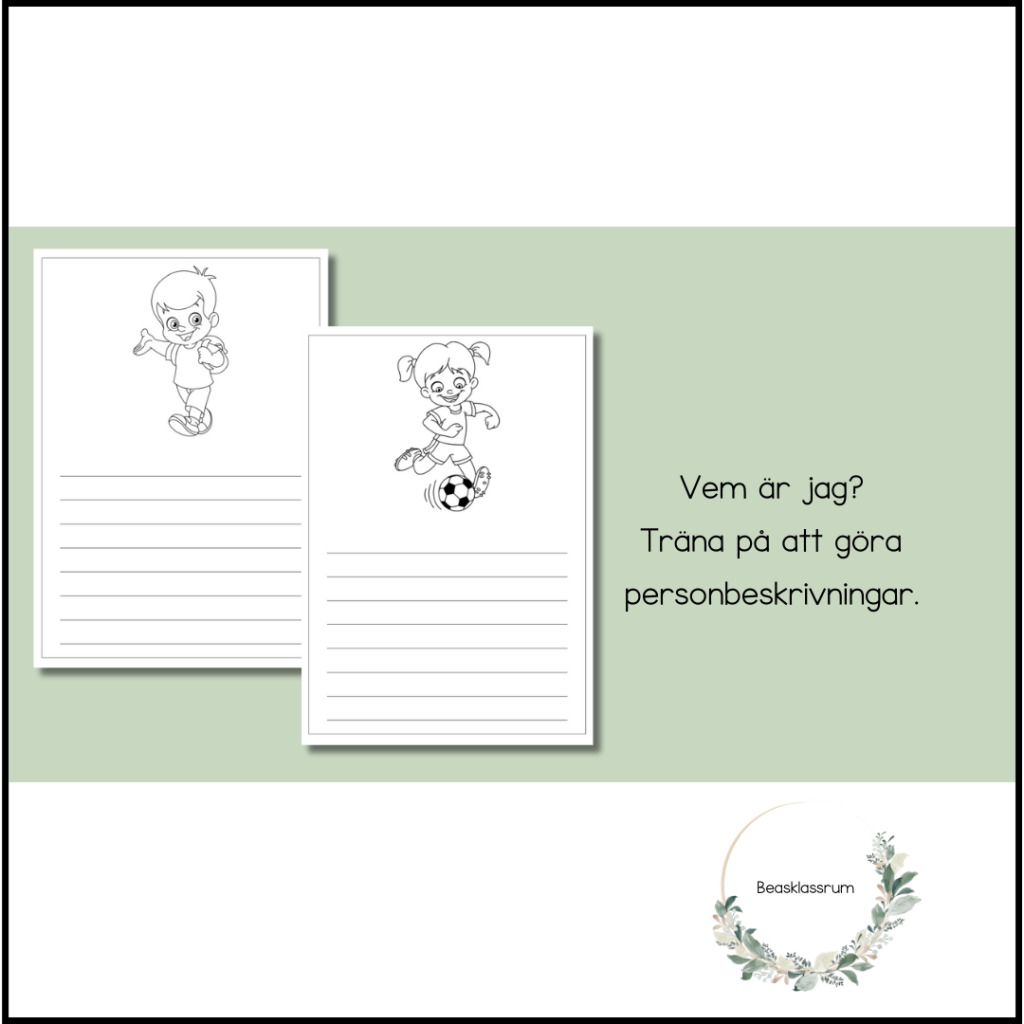 Vem är jag? Personbeskrivning