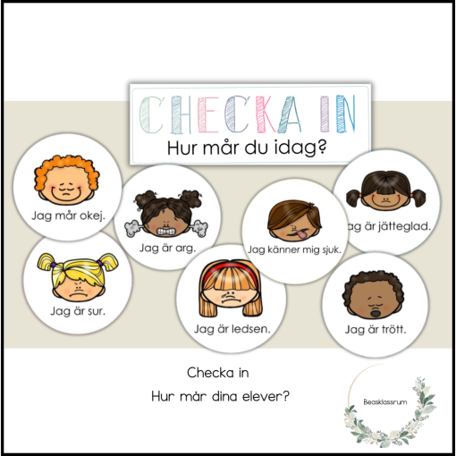 Checka in - hur mår eleverna?