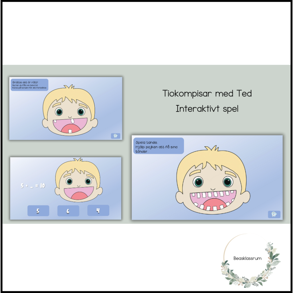 Tiokompisar med Tandis – interaktivt spel