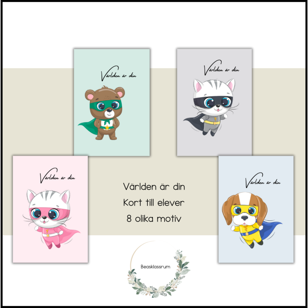 Världen är din – kort