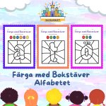 Färga med Bokstäver Alfabetet - bild 1