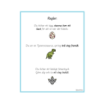 Mattespel: Multiplikation – 8:ans tabell med tema ”Dinosaurier” - bild 2