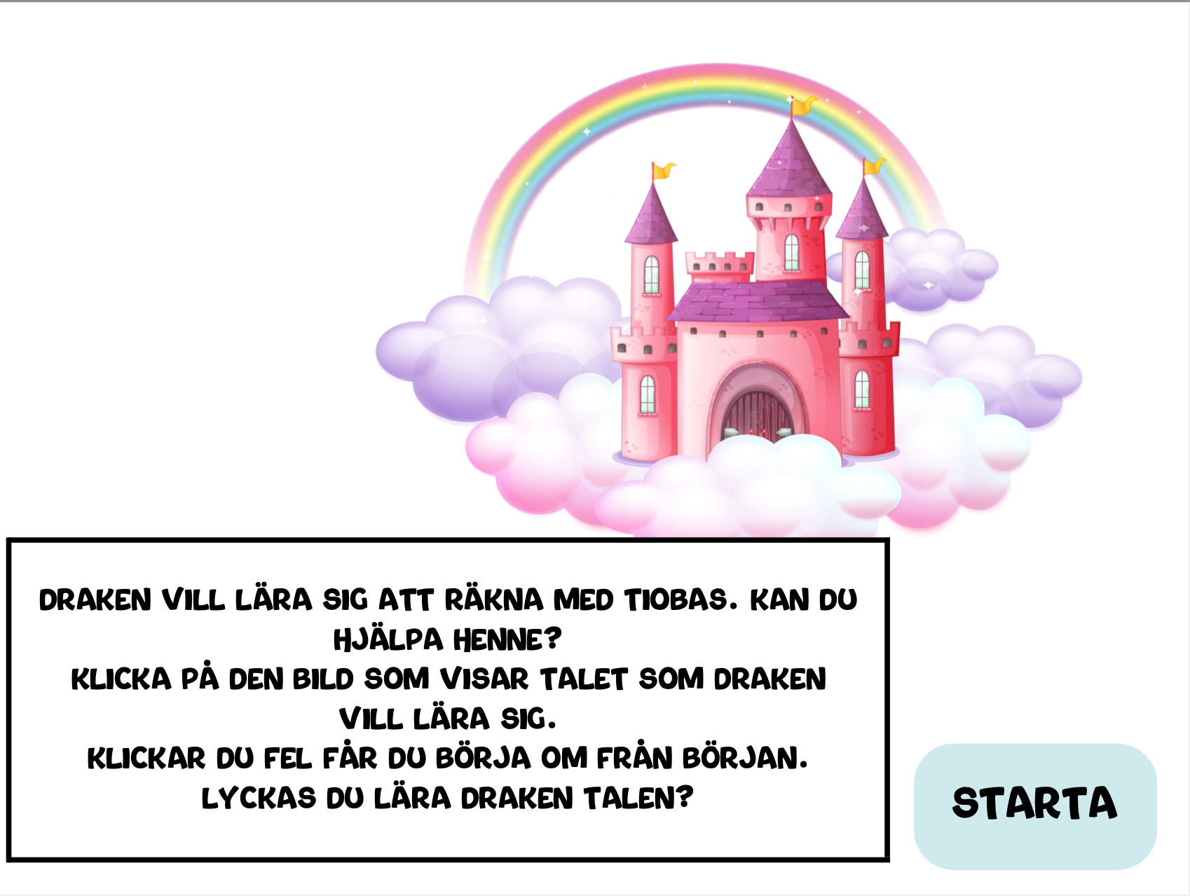 Interaktivt spel - tiobas