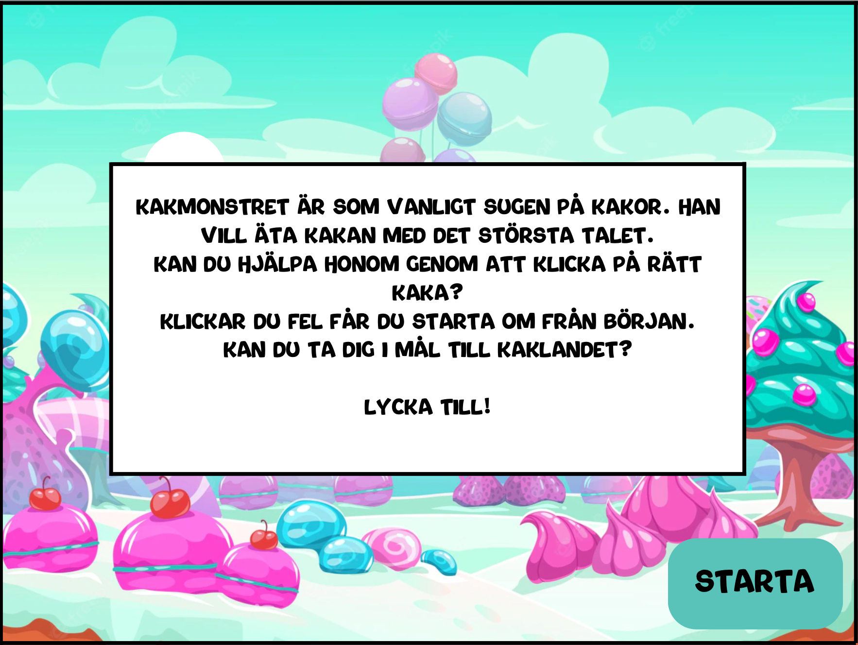 Interaktivt spel - största talet (0-20)