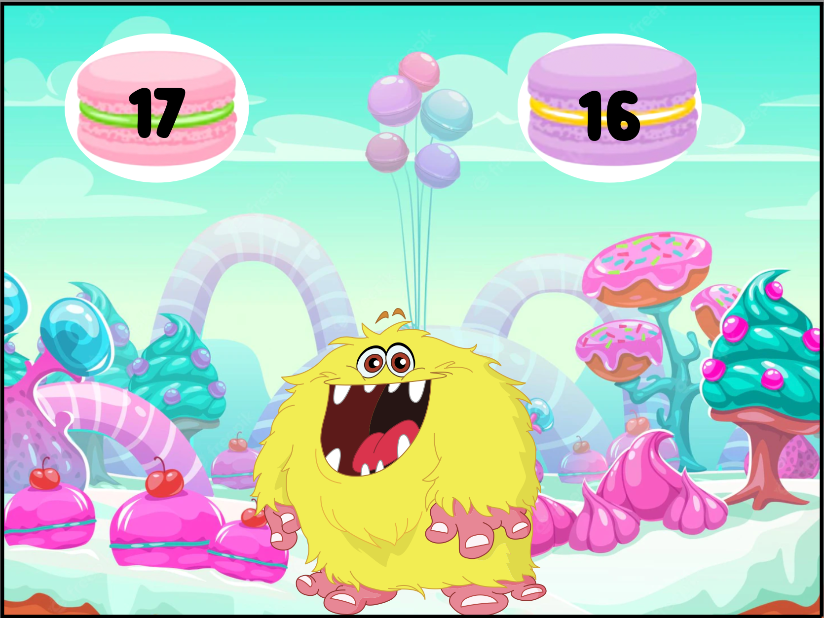 Interaktivt spel - största talet (0-20)