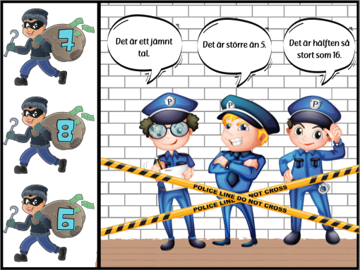 Interaktivt spel - vilket är talet?