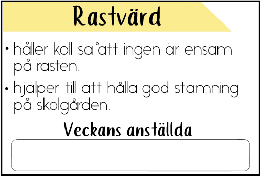 Veckans jobb