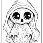 Halloween målarbok 59 sidor - bild 4