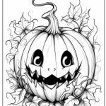 Halloween målarbok 59 sidor - bild 5