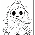 Halloween målarbok 59 sidor - bild 8