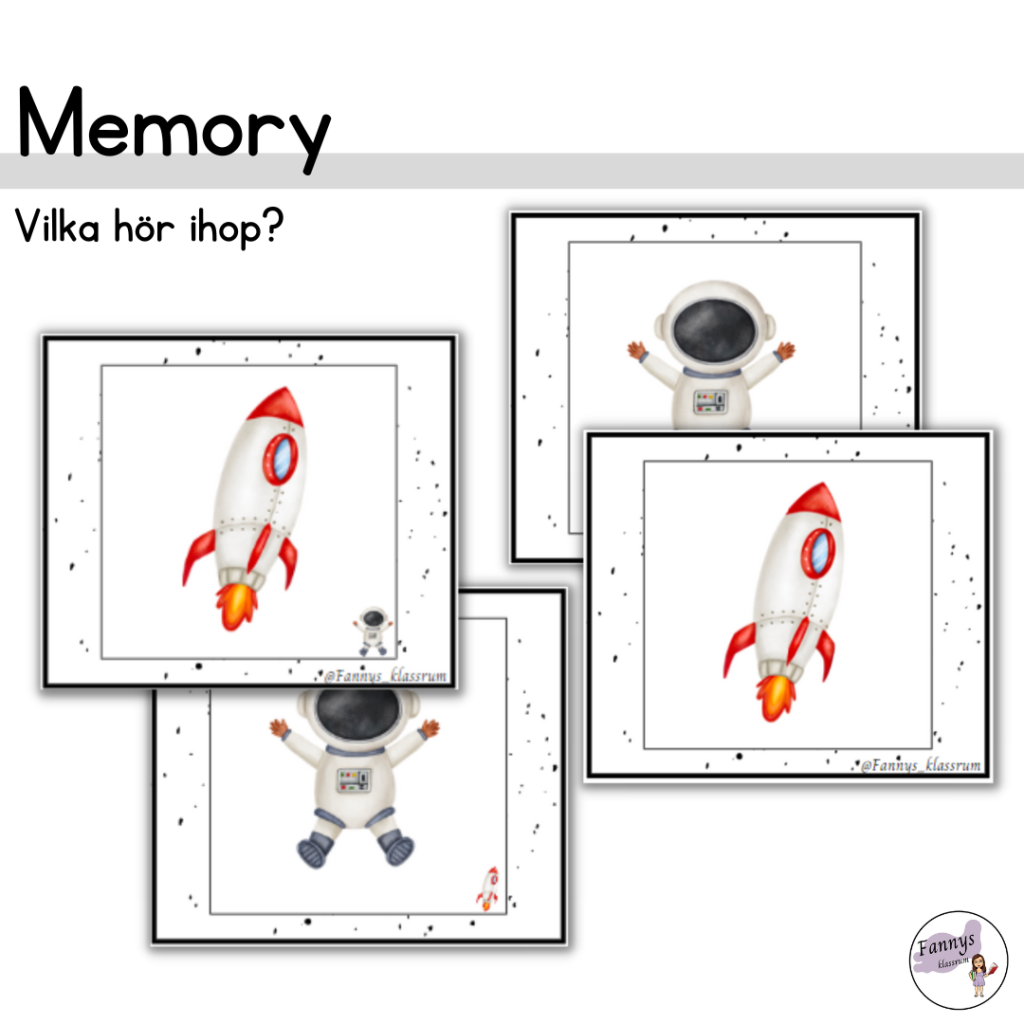 Memory-vilka hör ihop