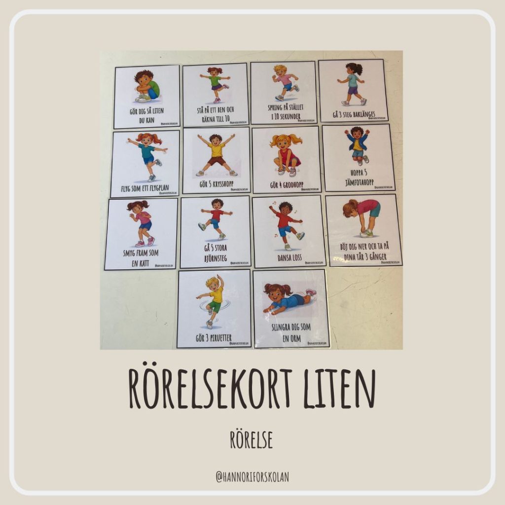 Rörelsekort liten