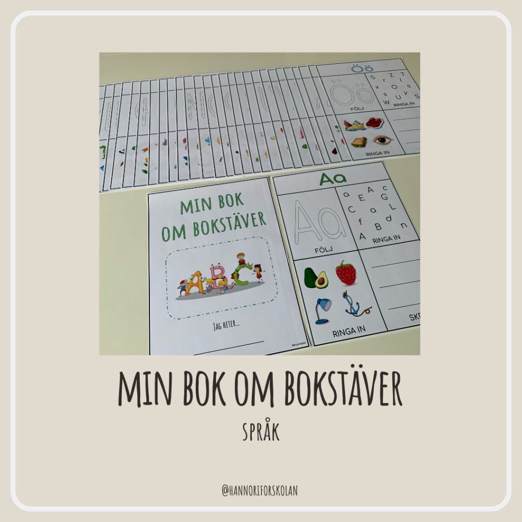 Min bok om bokstäver