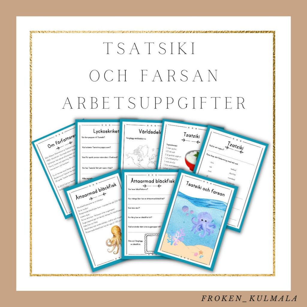 Tsatsiki och farsan – arbetsuppgifter