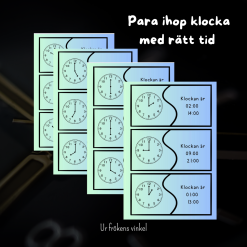 Klockan pussel - Heltimma