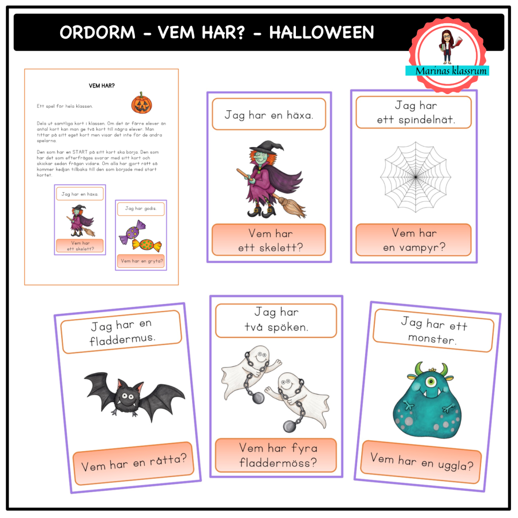 Ordorm – Vem har? – Halloween