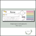 Bänkhjälp – pastelliga färger - bild 1