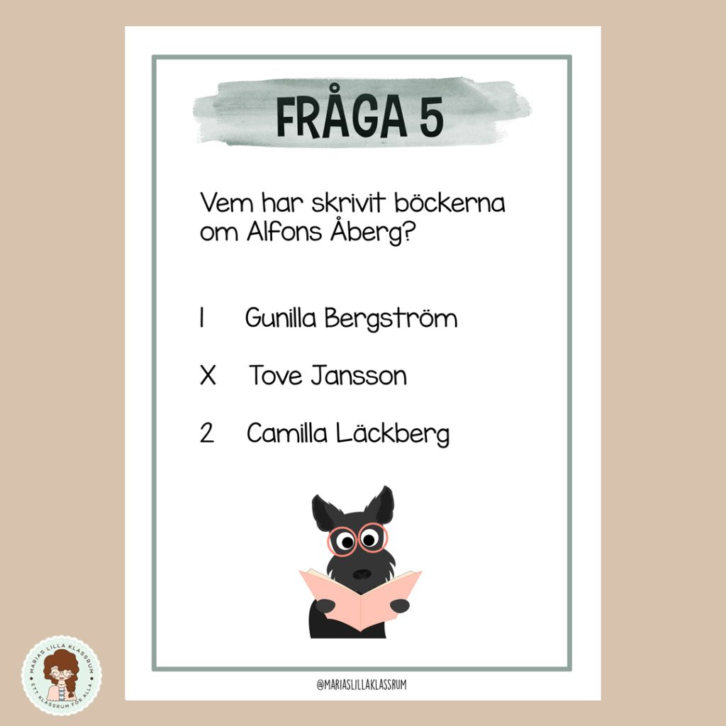 Tipspromenad – Tema barnboksveckan