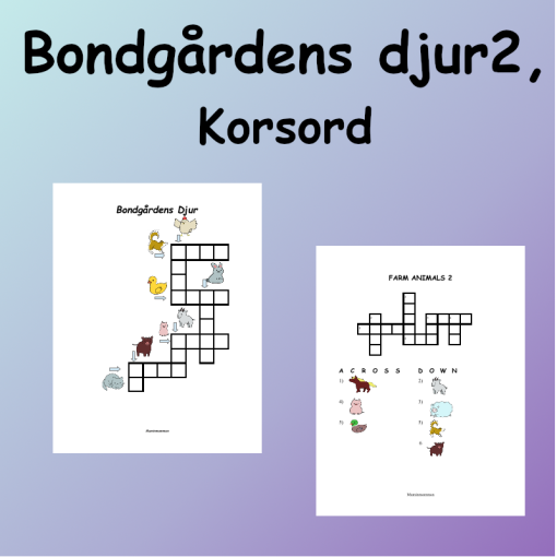 Bondgårdens djur 2