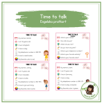 Time to talk- engelska pratkort - bild 1