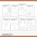 Klipp och klistra – pyssel tema höst - bild 2