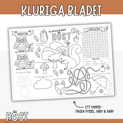 Höst - kluriga bladet: knep, knåp och pyssel