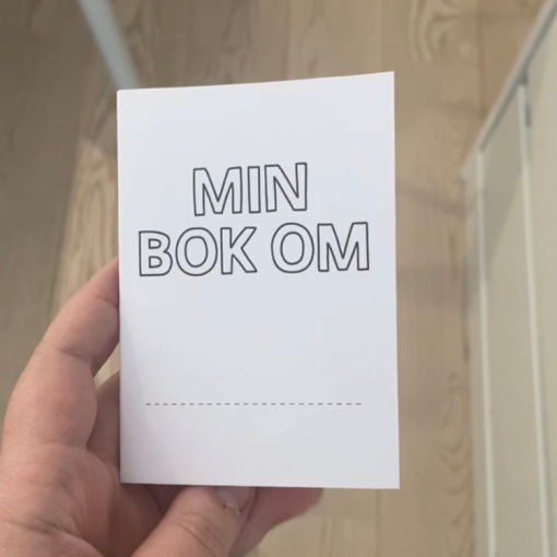 Min bok om.. - liten bok av A4