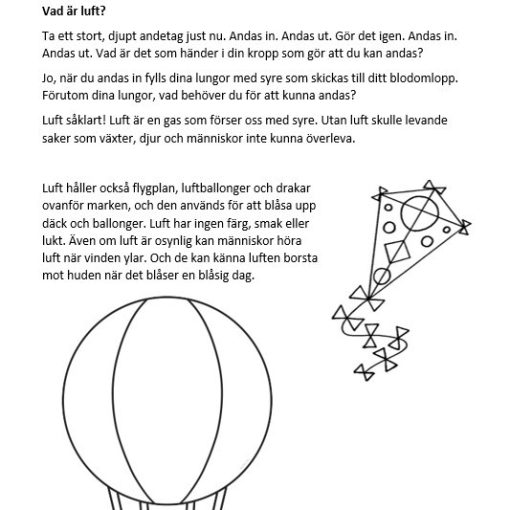 Mitt häfte om luft