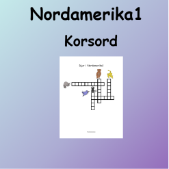 Nordamerikas Djur1 Korsord