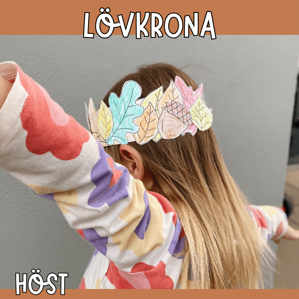 Höstpyssel – gör en lövkrona