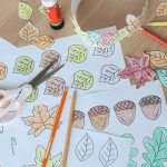 Höstpyssel – gör en lövkrona - bild 3