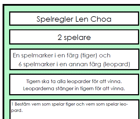 Strategispel - Len Choa
