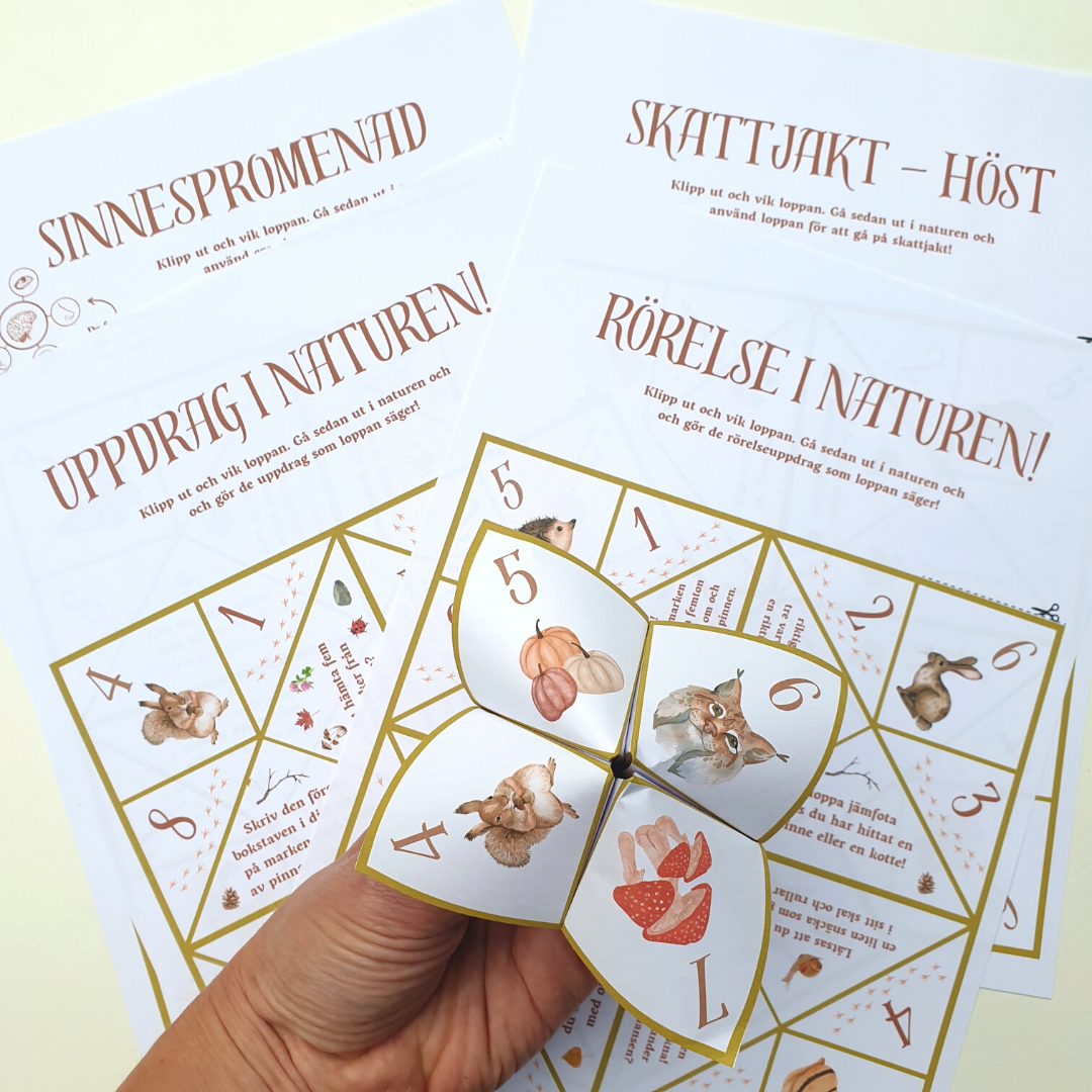 Vik en loppa - tema höst