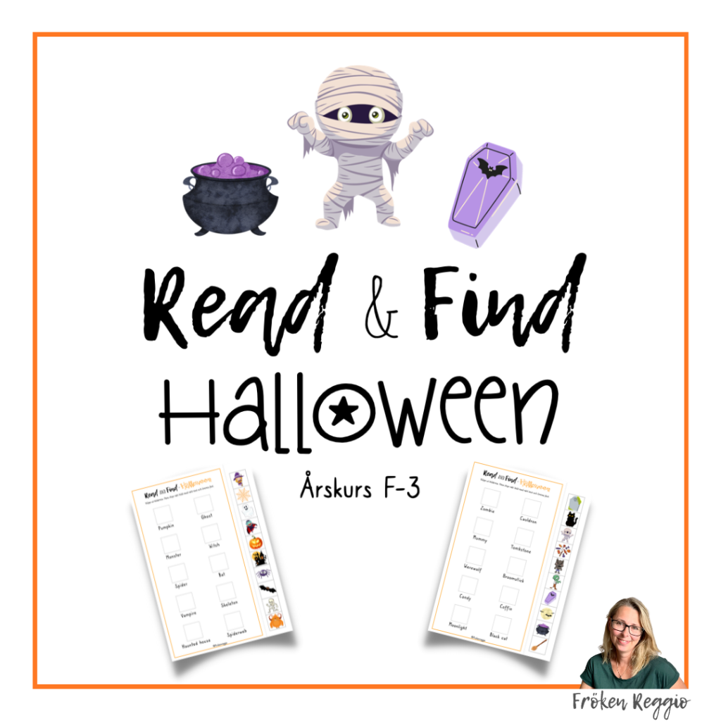 Read and find – Halloween F-3