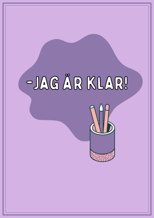 Uppgifter till vikariepärm / "Jag är klar" - 67 sidor kopieringsunderlag