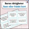 Barnkonventionen (20 sant/falskt kort)