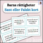 Barnkonventionen (20 sant/falskt kort) - bild 1
